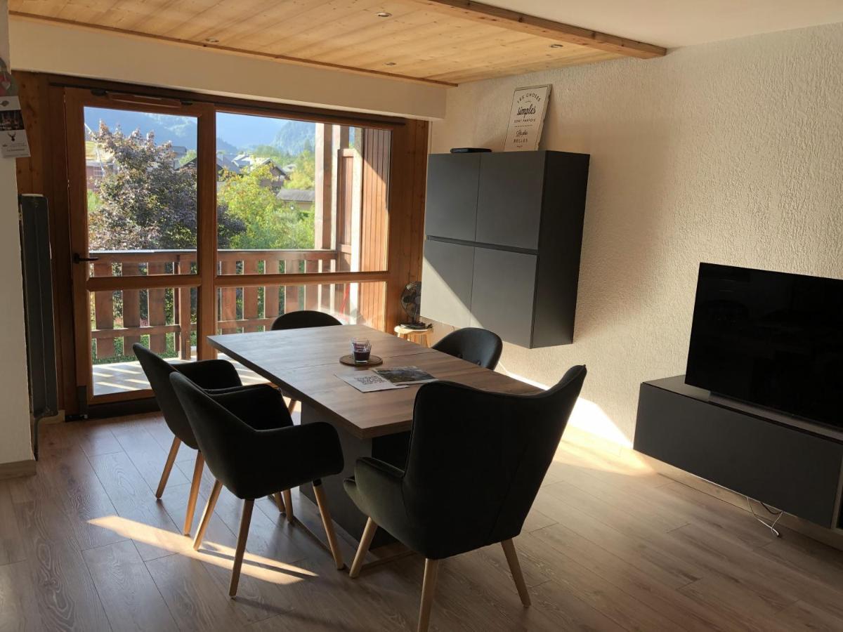 Appartement en hyper centre de Samoëns Buitenkant foto