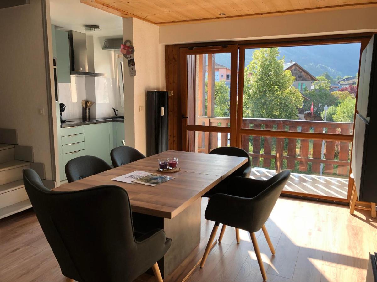 Appartement en hyper centre de Samoëns Buitenkant foto